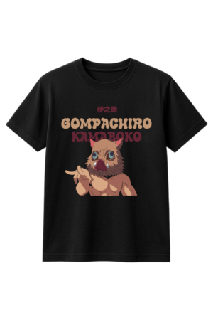 23_20260208_123640_0022 Playera Inosuke Gompachiro Demon Slayer | Algodón unisex