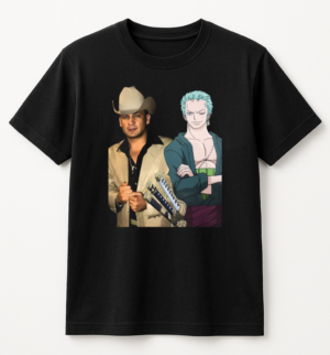 5_20250712_212843_0004 Playera Valentín Elizalde Zoro One Piece | Algodón