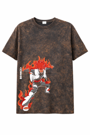 1_20260208_135438_0000 Playera Guy Sensei Oversize deslavada Naruto|Unisex |Algodón